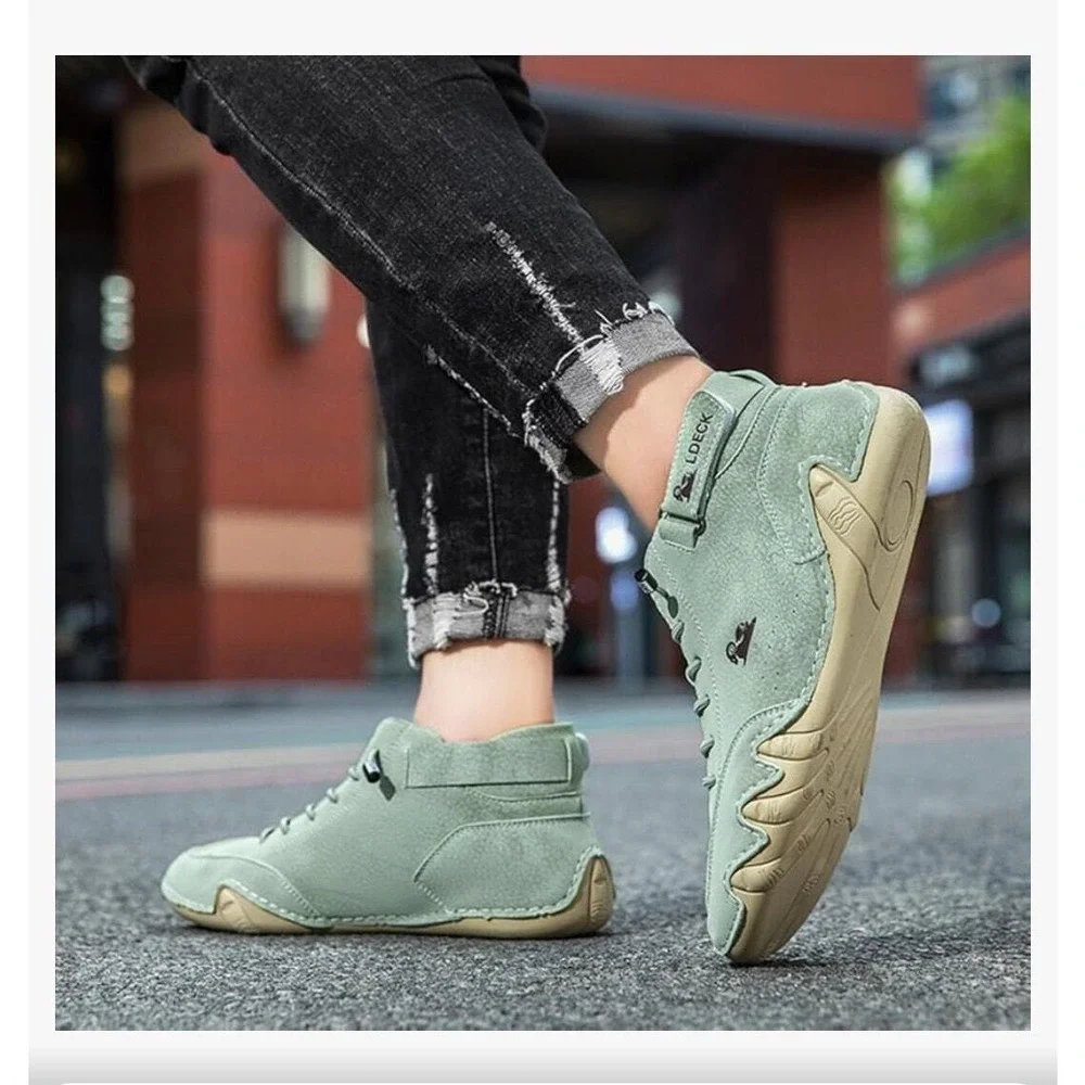 Ldeck Men's Waterproof‎ High Top Chukka Boots